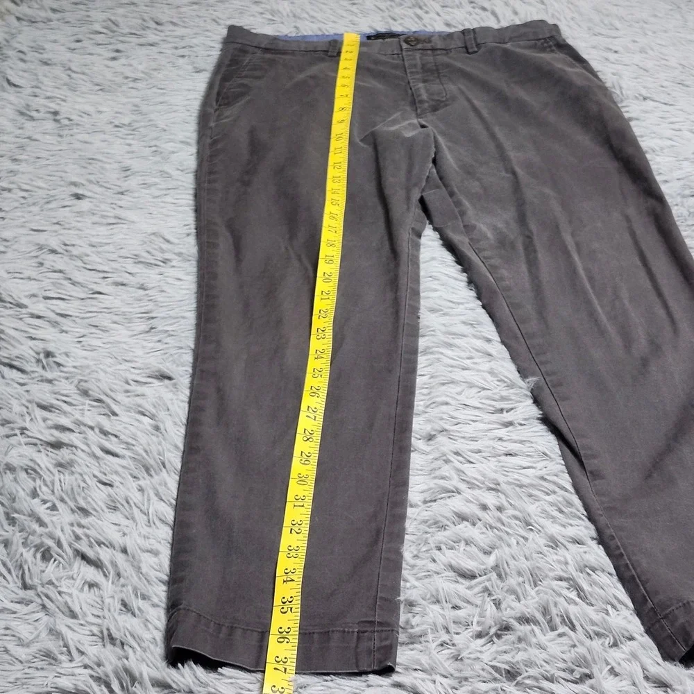 Banana Republic Mason Chino Pants Mens 32x28‎ Gray Casual Stretch Cotton Blend